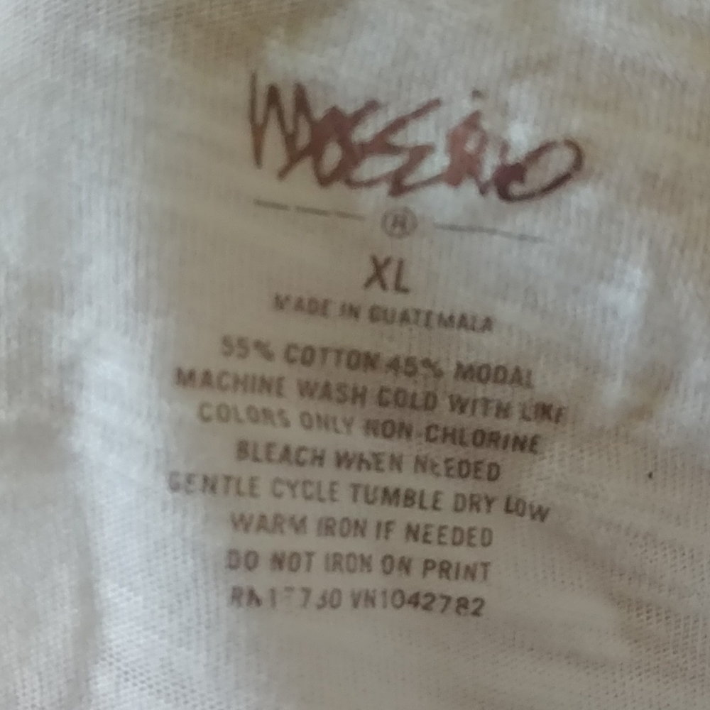 Mossimo White Scoop Neck 3/4 Sleeve Top. XL - Picture 5 of 5